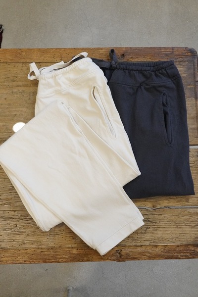 SUNSHINE+CLOUD s+c LIGHT COZY PANTS 25ss  off white / dust