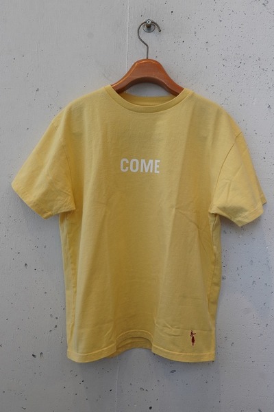 SUNSHINE+CLOUD s+c SS TEE COME BACK yellow