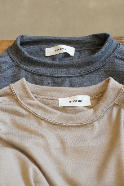 alvana alvana2025aw wool L/S sweat