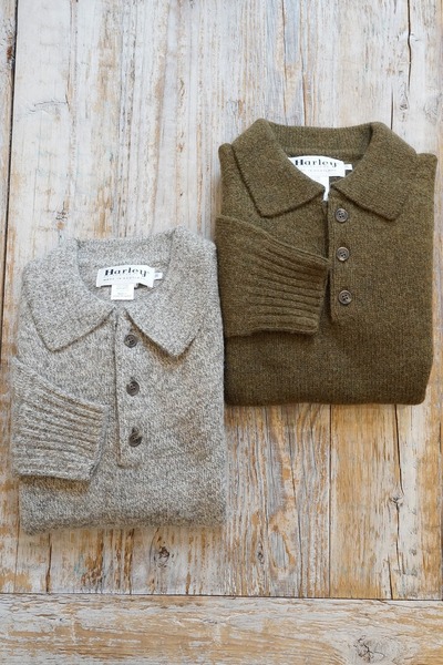 Harley harley eton collar with henley neck closure