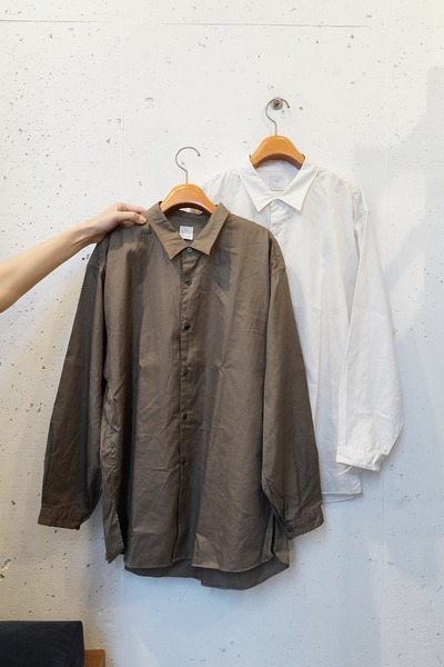 SP sp fine cotton oxford / regullar collar shirt