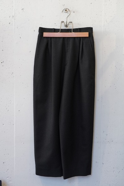 SP sp silk stripe wool slacks