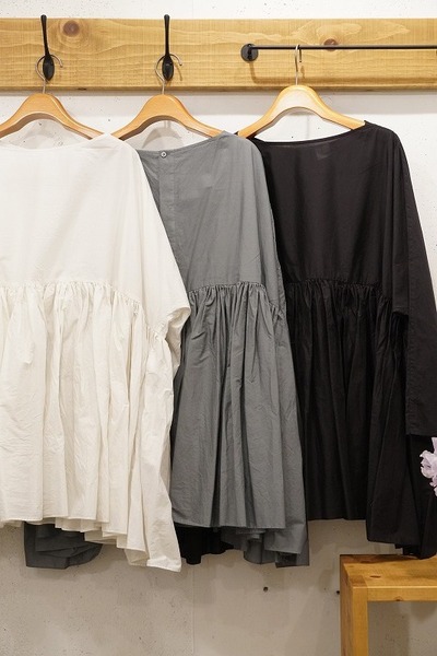 SP sp 2026ss wide gather blouse