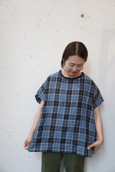 apuntob apt Shirt tartan linen