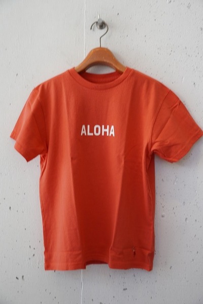 SUNSHINE+CLOUD s+c  SS TEE  ALOHA / MAHALO (red )