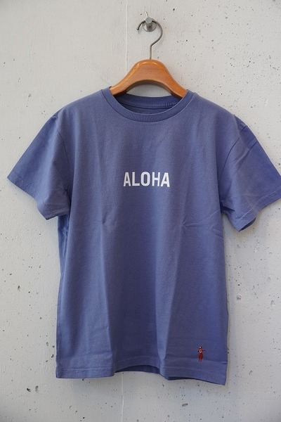SUNSHINE+CLOUD s+c  SS TEE  ALOHA / MAHALO (blue )