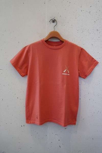 SUNSHINE+CLOUD s+c  SS TEE  DOUBLE RAINBOW BOAT CLUB (coral )