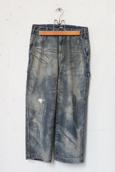PORTER CLASSIC pc STEINBECK DENIM PAINTER PANTS