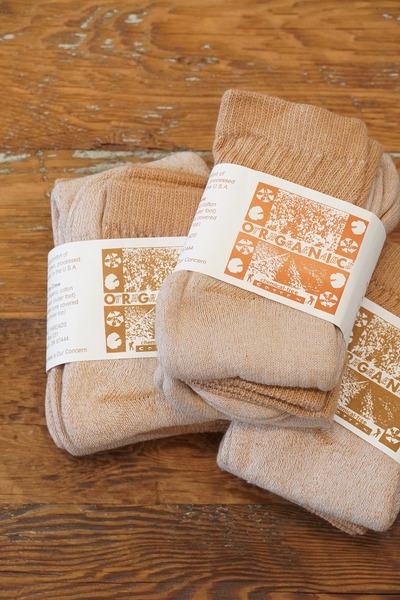 organic threads org 3P organic socks