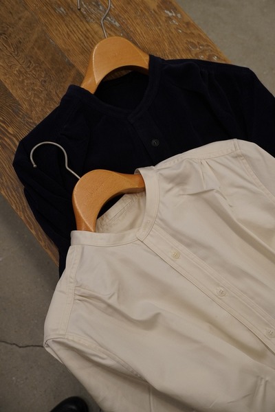 ASEEDONCLÖUD asd hw collarless shirt