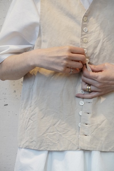 SP sp linen cotton vest 