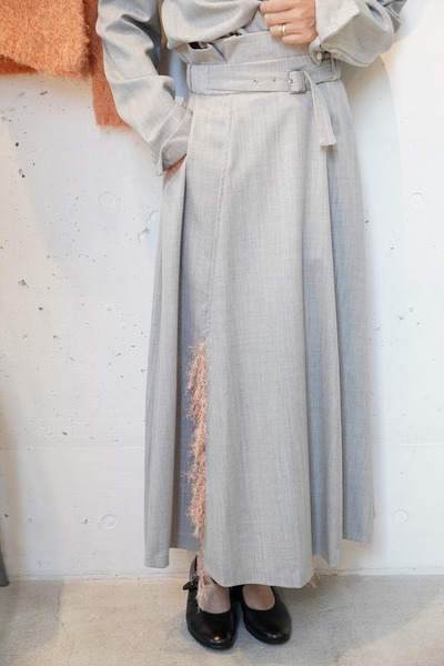 Harikae hari skirt with fringe
